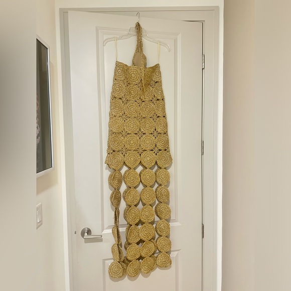 Simon Miller Beep Beep Dress in Star Gold Size Small - Picture 3 of 7